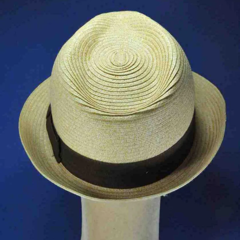 Trilby paille homme - Achat chapeau trilby pas cher - Petit chapeau homme