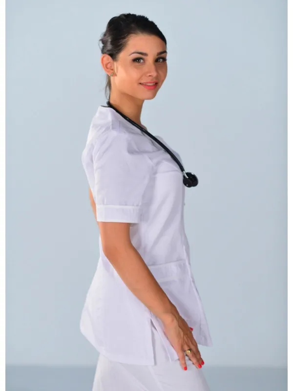 Tunique médicale Brasilia blanche Clinic Look