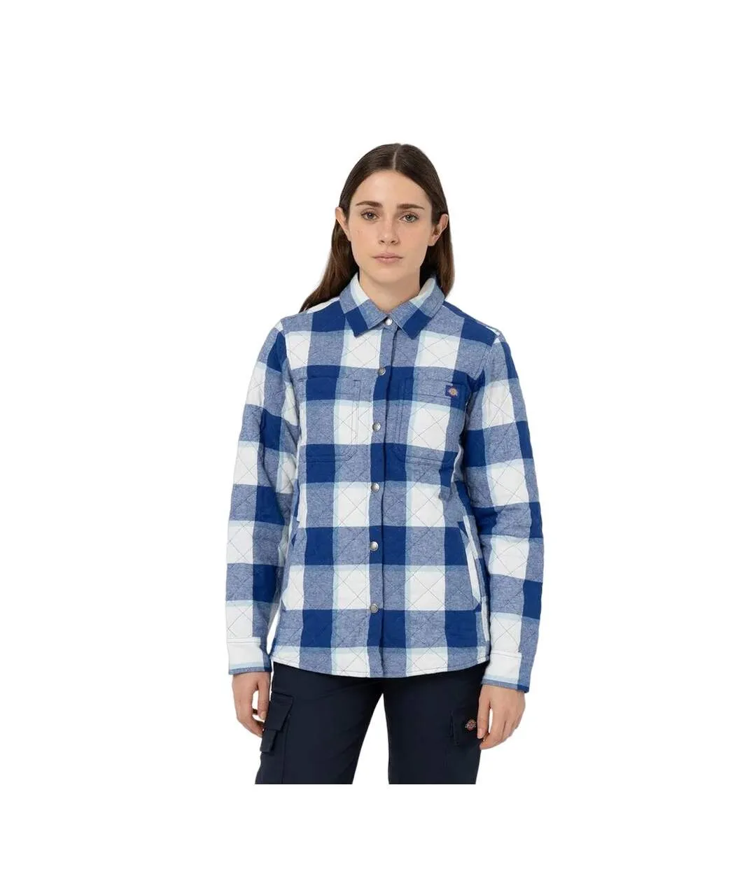 Veste chemise femme bleu surf Dickies