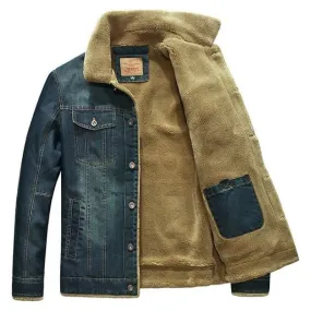 Veste jean hiver homme - Look Homme