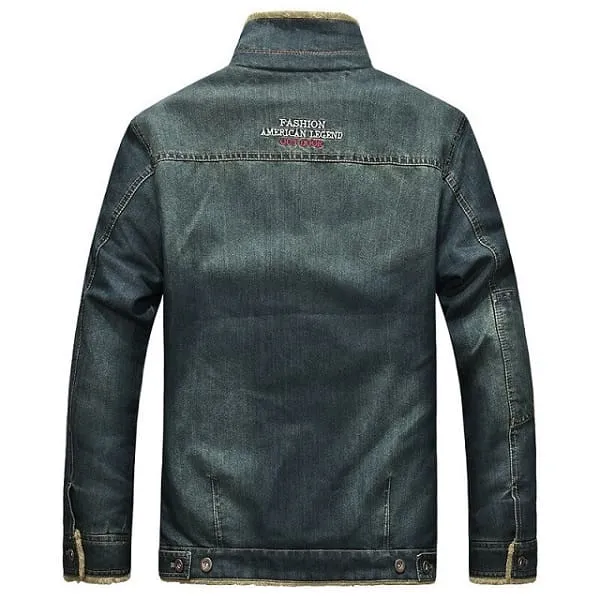 Veste jean hiver homme - Look Homme