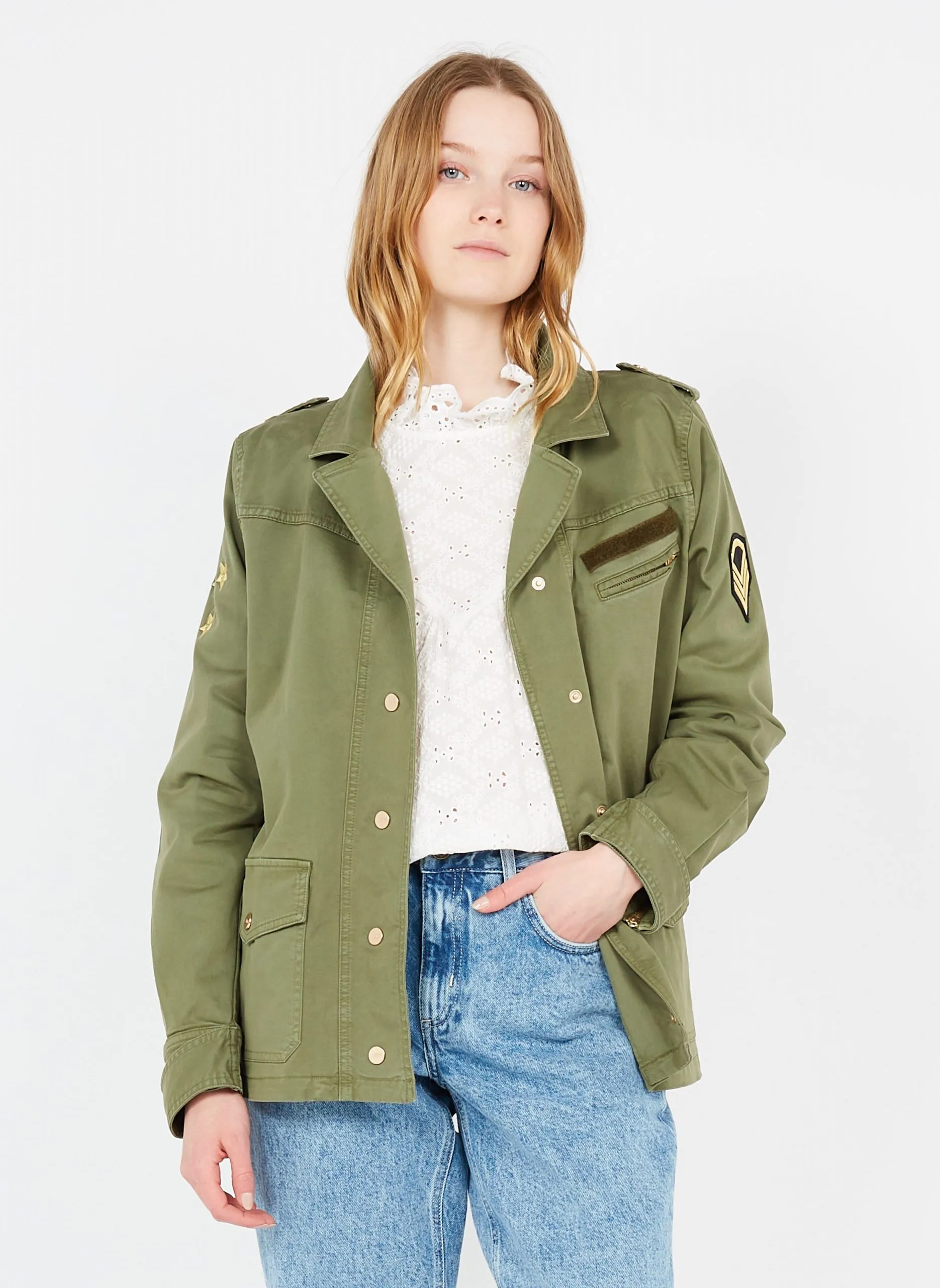 veste militaire femme