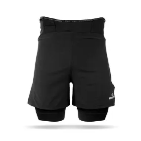 Vêtements de sport BV SPORT Mixtes | Cuissard de trail running 3-en-1 BV SPORT CSX COMBO EVO2 Noir unisexe | 637/001